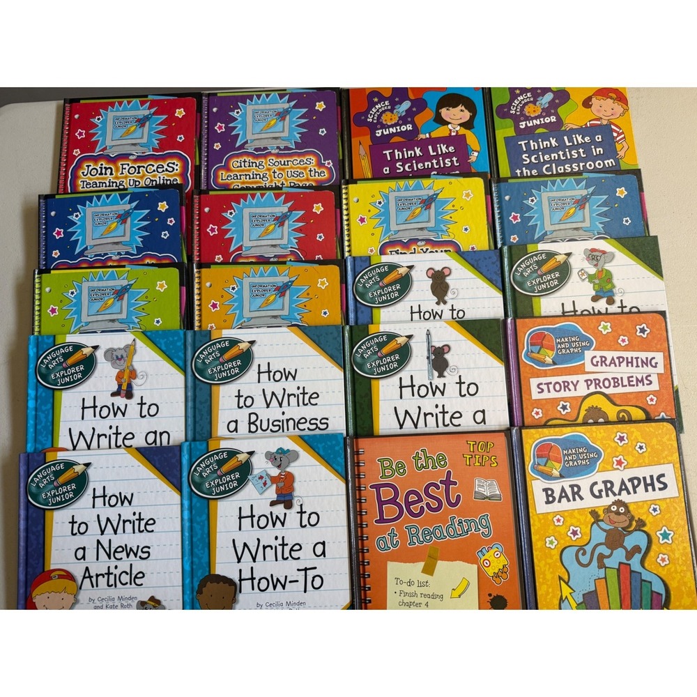 18 Language Arts Information Science Explorer Junior Kids Educational Book Lot